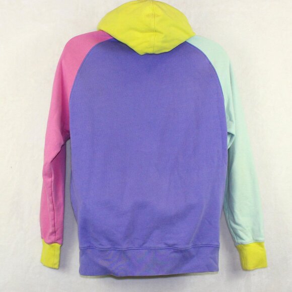 Teddy Fresh Color Block Pullover Hoodie Mens Small - Picture 2 of 7